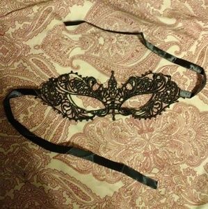 Black Lace Masquerade Party Cosplay Face Mask